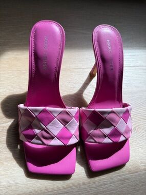 Marc Fisher Pink Two-Tone Heel